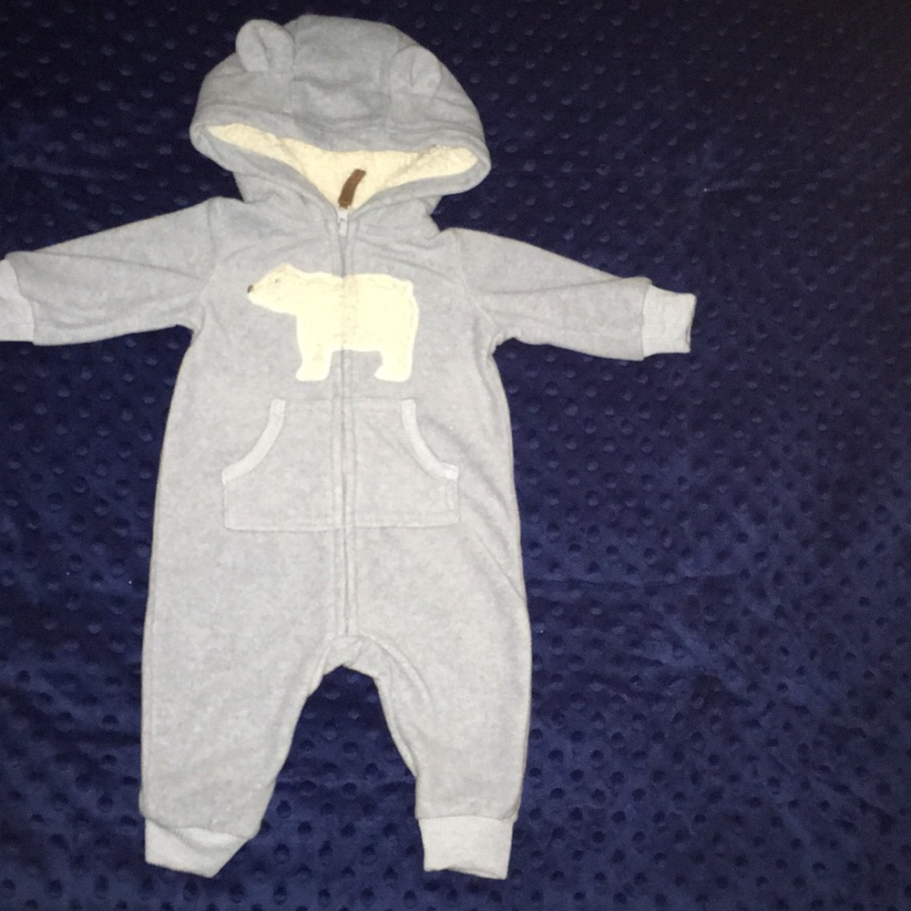 Cozy fleece one piece